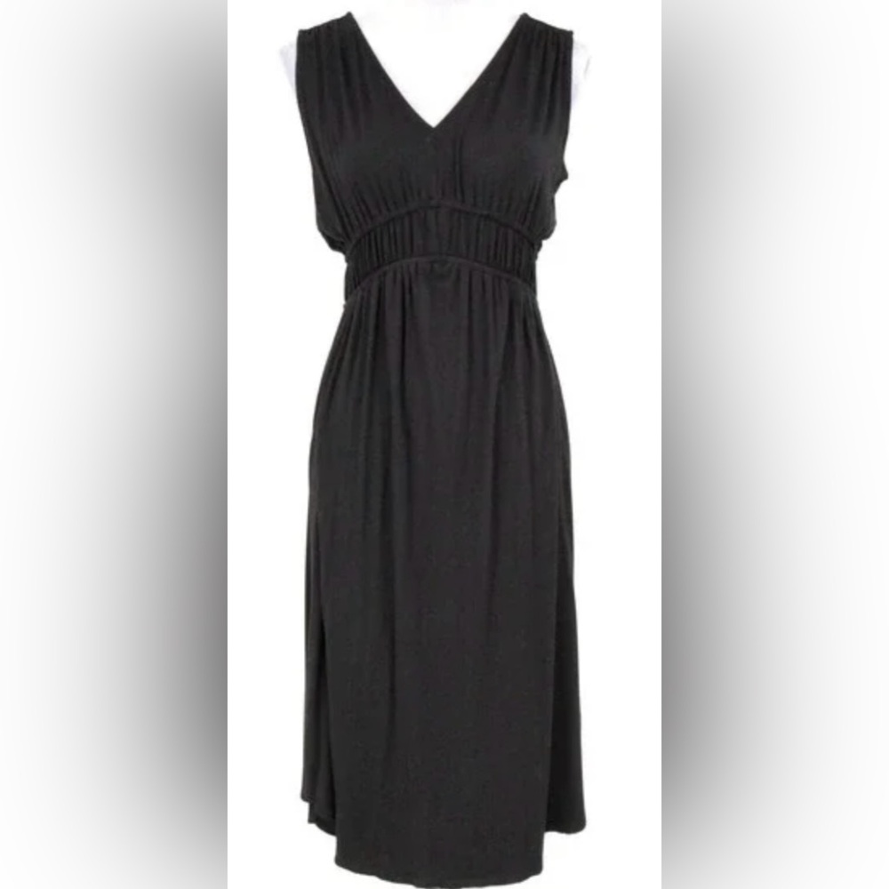 Joie Black Sleeveless Midi Dress